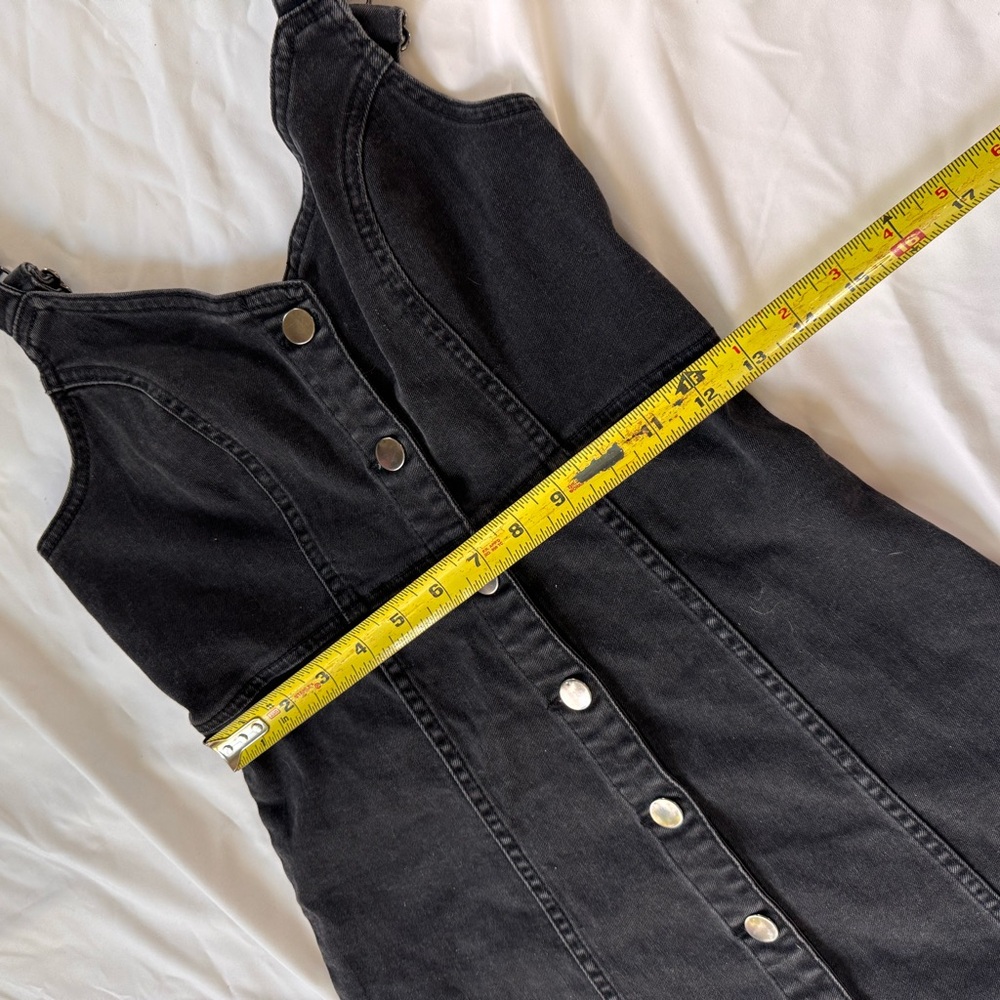 BDG Black Denim Mini Dress - Picture 5 of 6